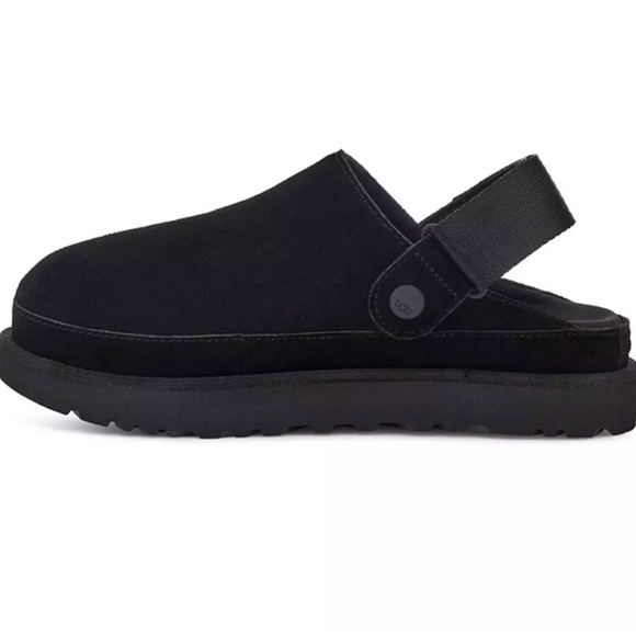 UGG Black Goldenstar clogs size 5 Youth/ 6-6.5 women’s /37 EU hot trend $130 - Picture 2 of 14